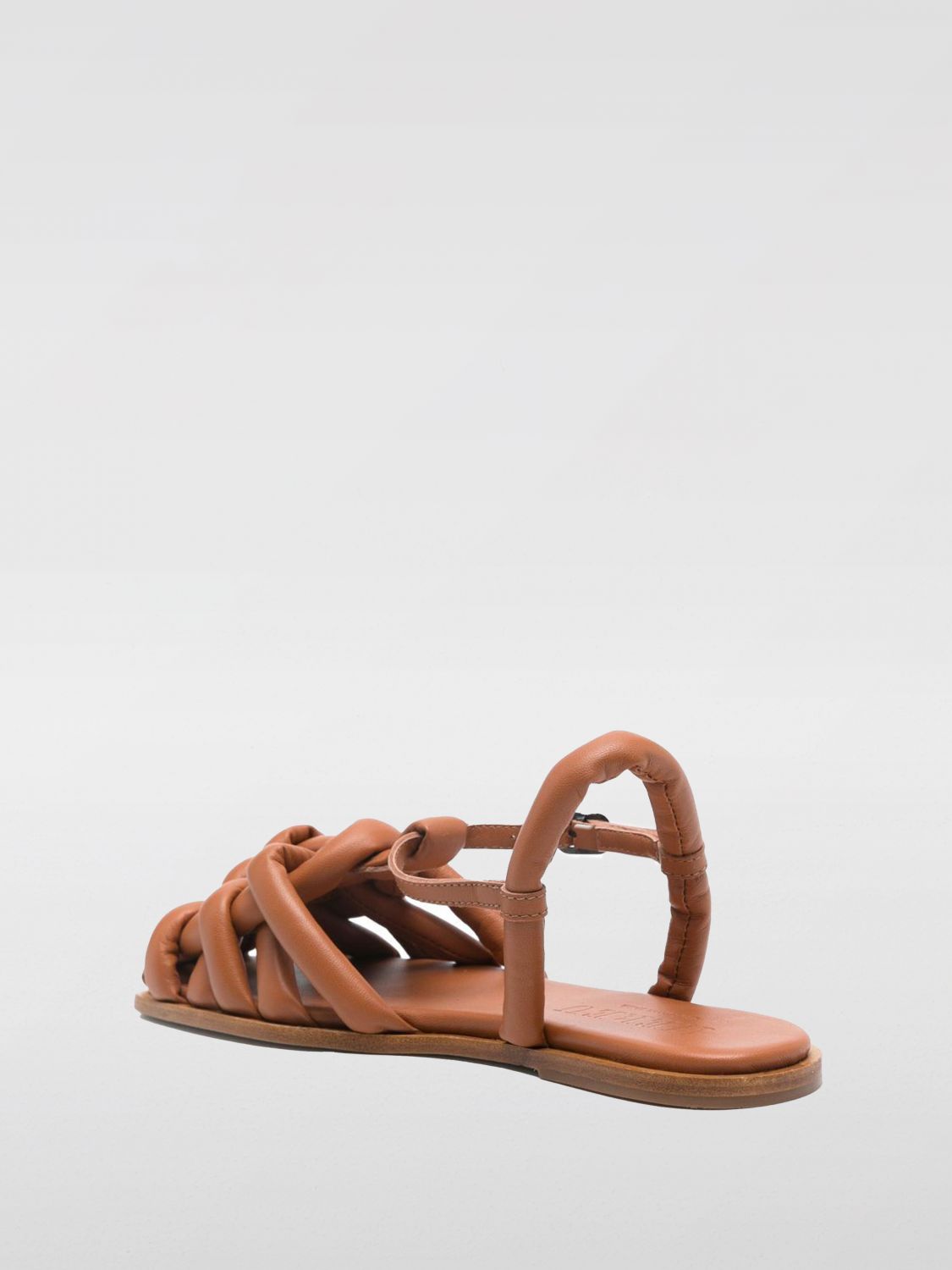 HEREU FLAT SANDALS: Shoes woman Hereu, Camel - Img 3