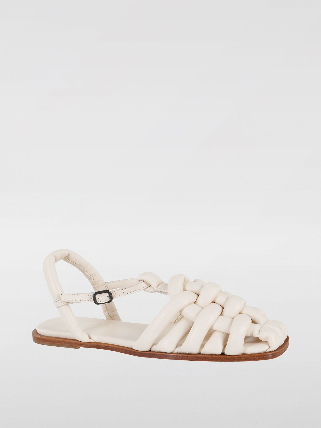 HEREU FLAT SANDALS: Shoes woman Hereu, Ivory - Img 2