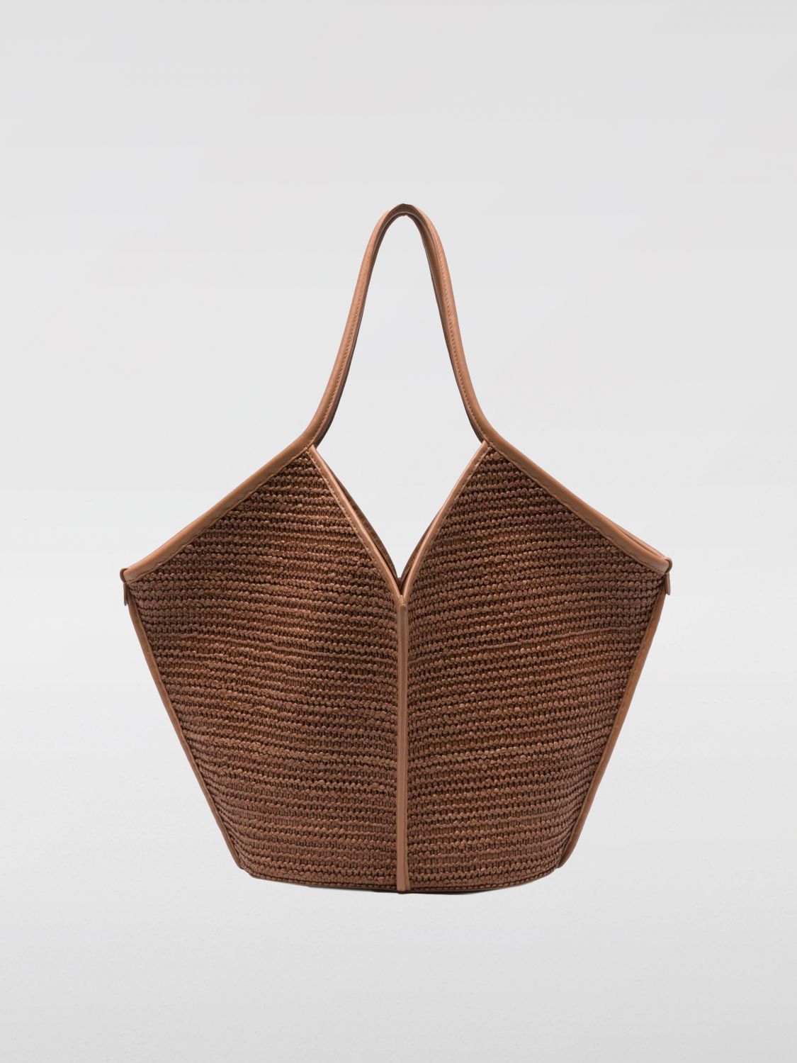 HEREU TOTE BAGS: Shoulder bag woman Hereu, Brown - Img 1