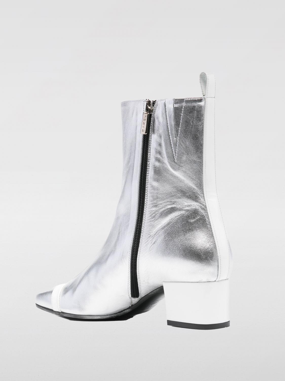 CAREL PARIS FLAT ANKLE BOOTS: Shoes woman Carel Paris, Silver - Img 3