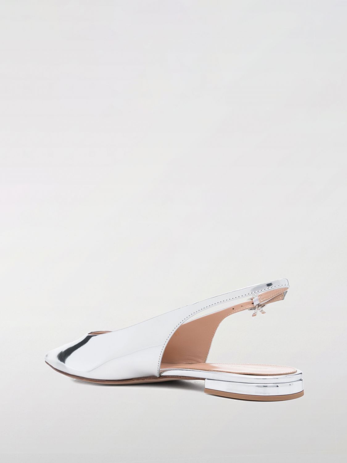 GIANVITO ROSSI BALLET FLATS: Shoes woman Gianvito Rossi, Silver - Img 3