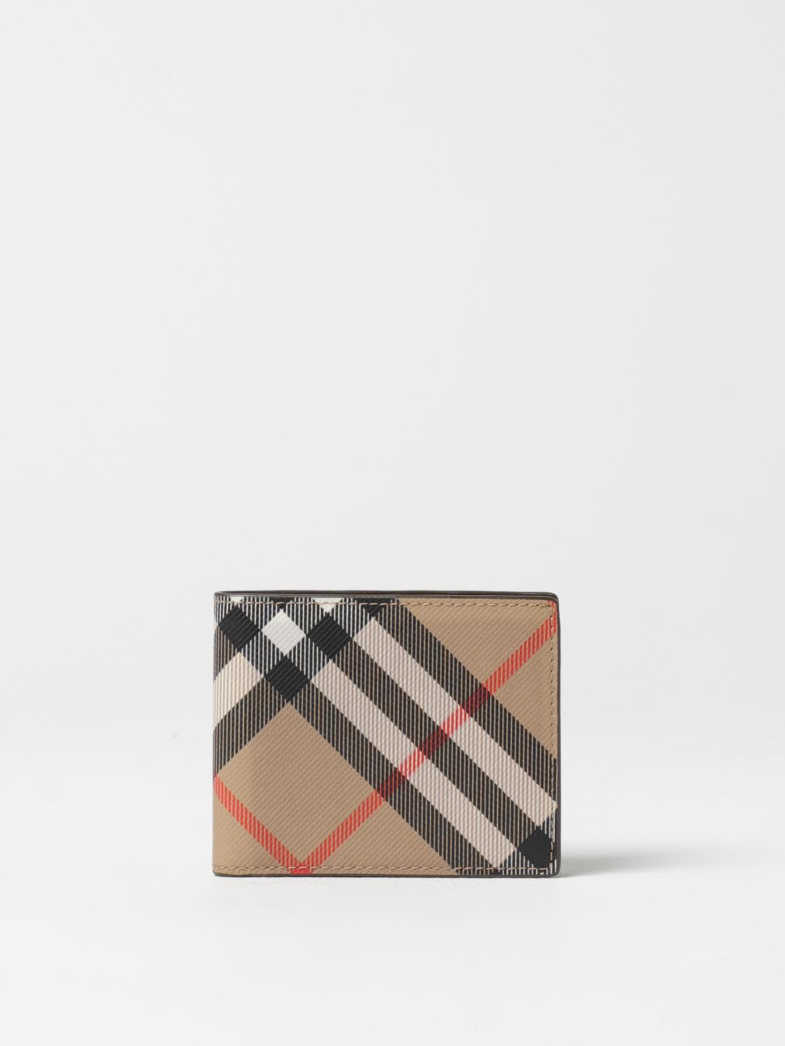 BURBERRY PORTEFEUILLE: Portefeuille homme Burberry, Beige - Img 1