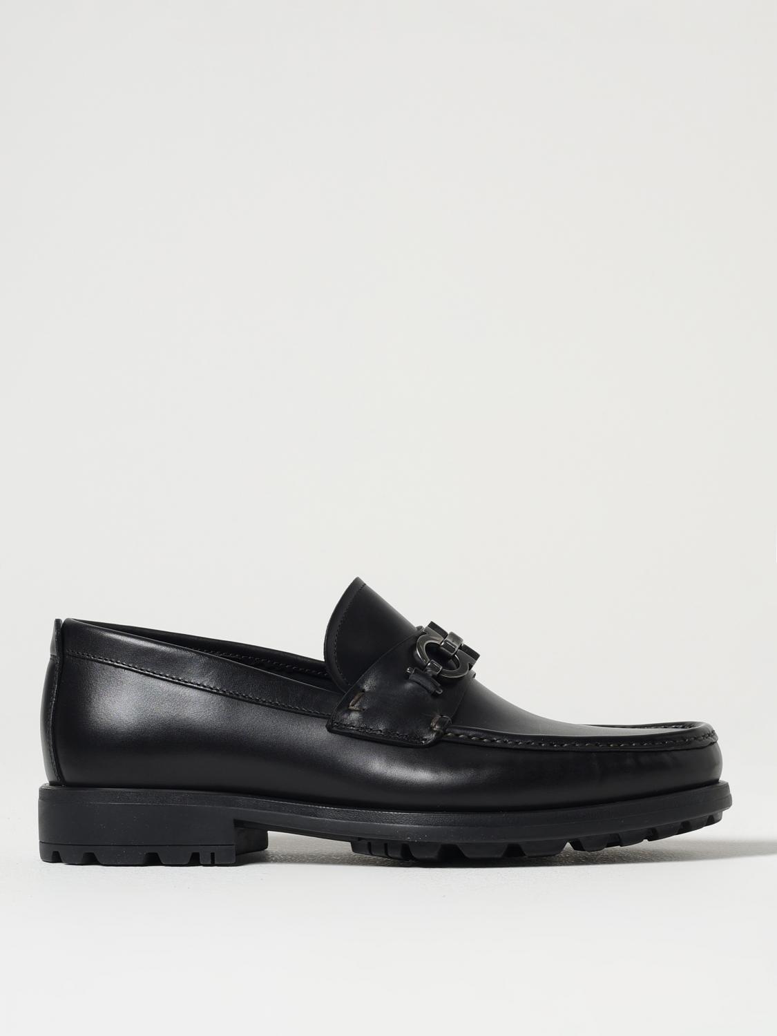 FERRAGAMO LOAFERS: Loafers men Ferragamo, Black - Img 1