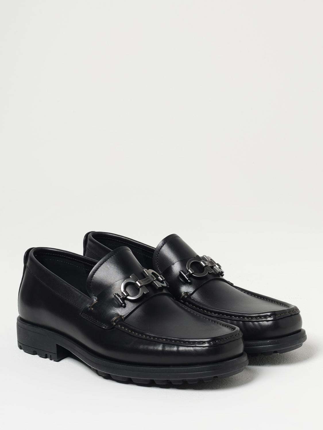 FERRAGAMO LOAFERS: Loafers men Ferragamo, Black - Img 2