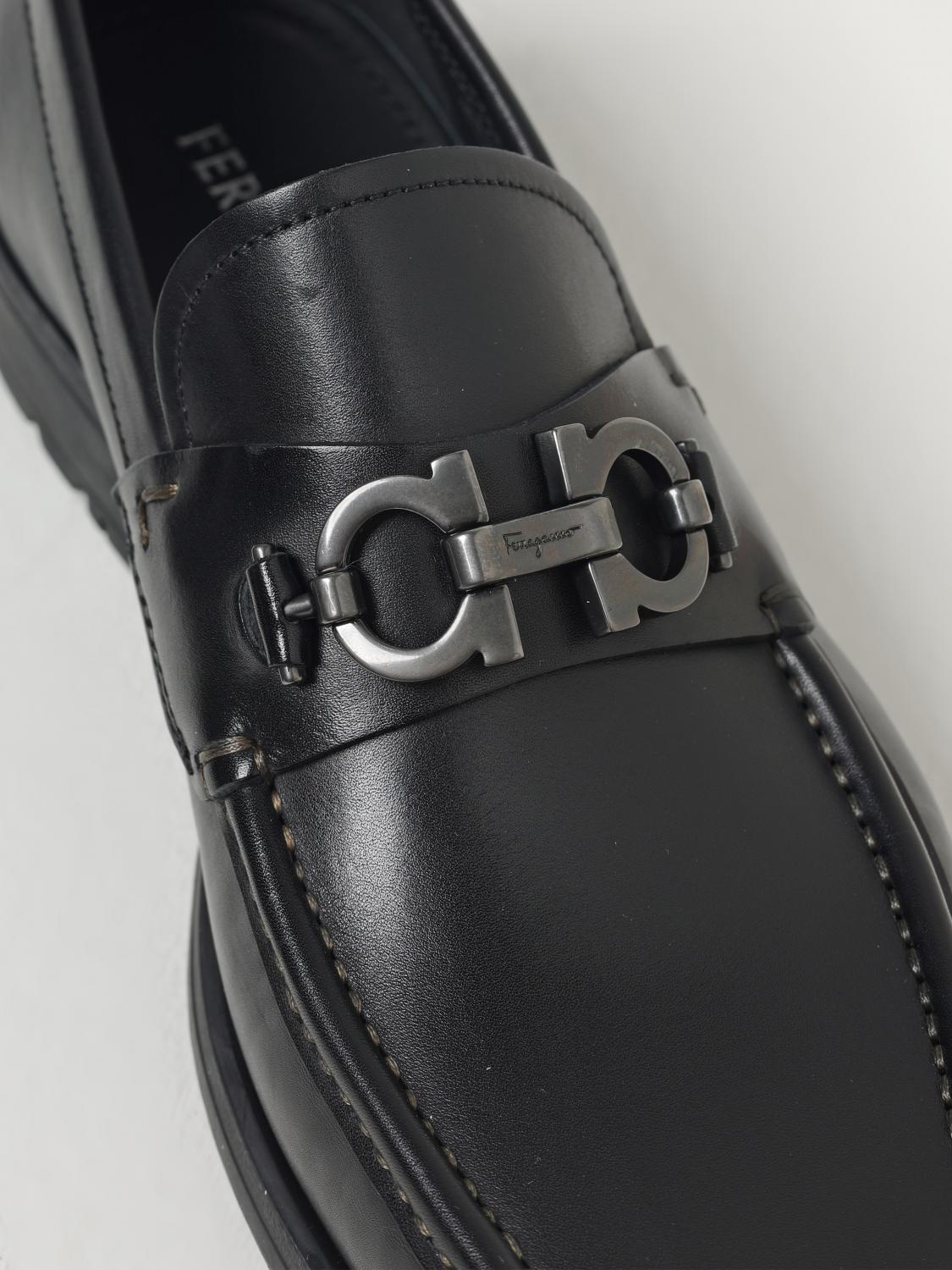 FERRAGAMO LOAFERS: Loafers men Ferragamo, Black - Img 4