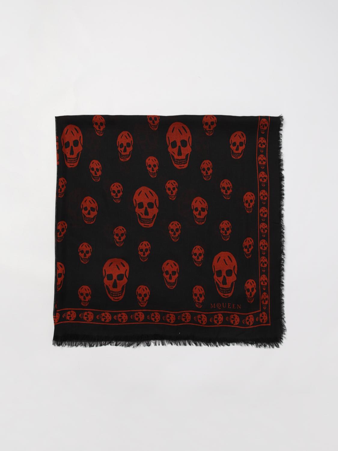 MCQUEEN SCARF: Scarf men McQueen, Black - Img 1