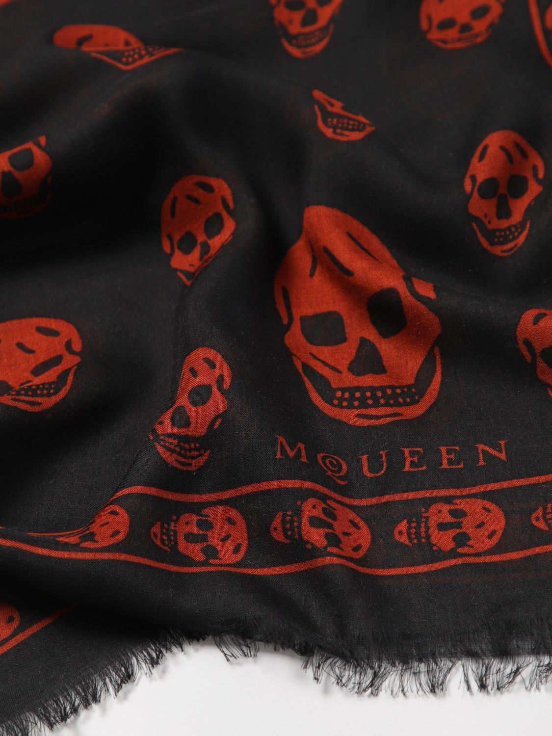 MCQUEEN SCARF: Scarf men McQueen, Black - Img 3
