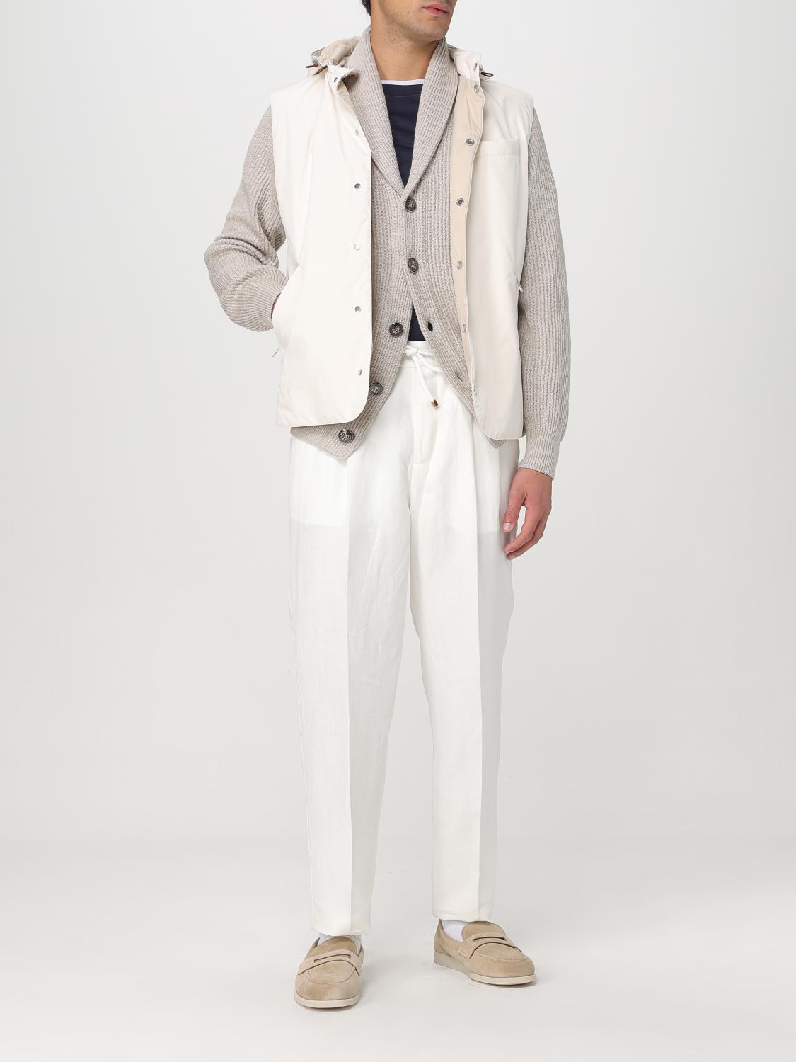 BRUNELLO CUCINELLI T-SHIRT: Brunello Cucinelli Basic Cotton and Silk T-Shirt, Blue - Img 5