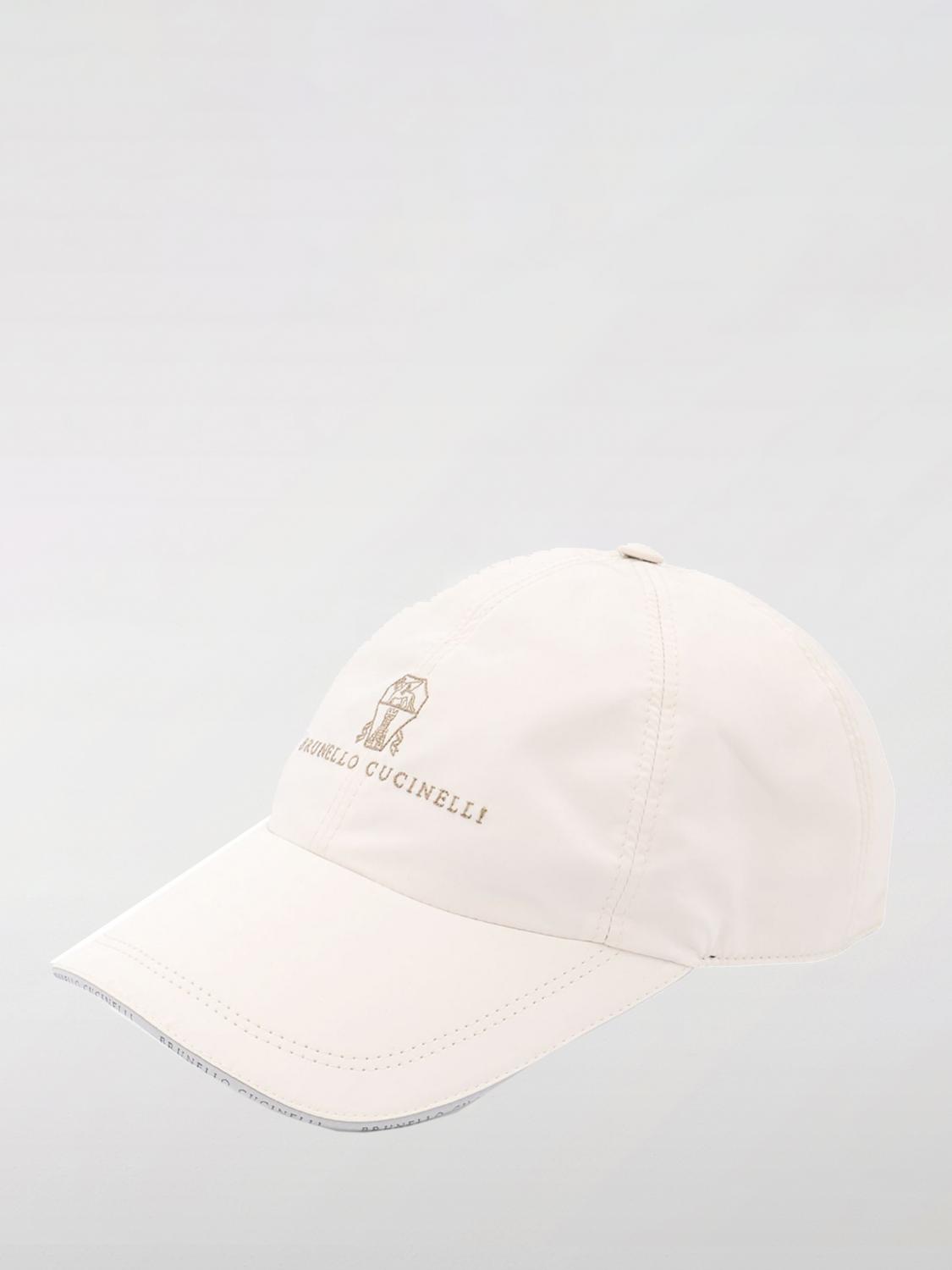 BRUNELLO CUCINELLI HAT: Hat men Brunello Cucinelli, White - Img 1