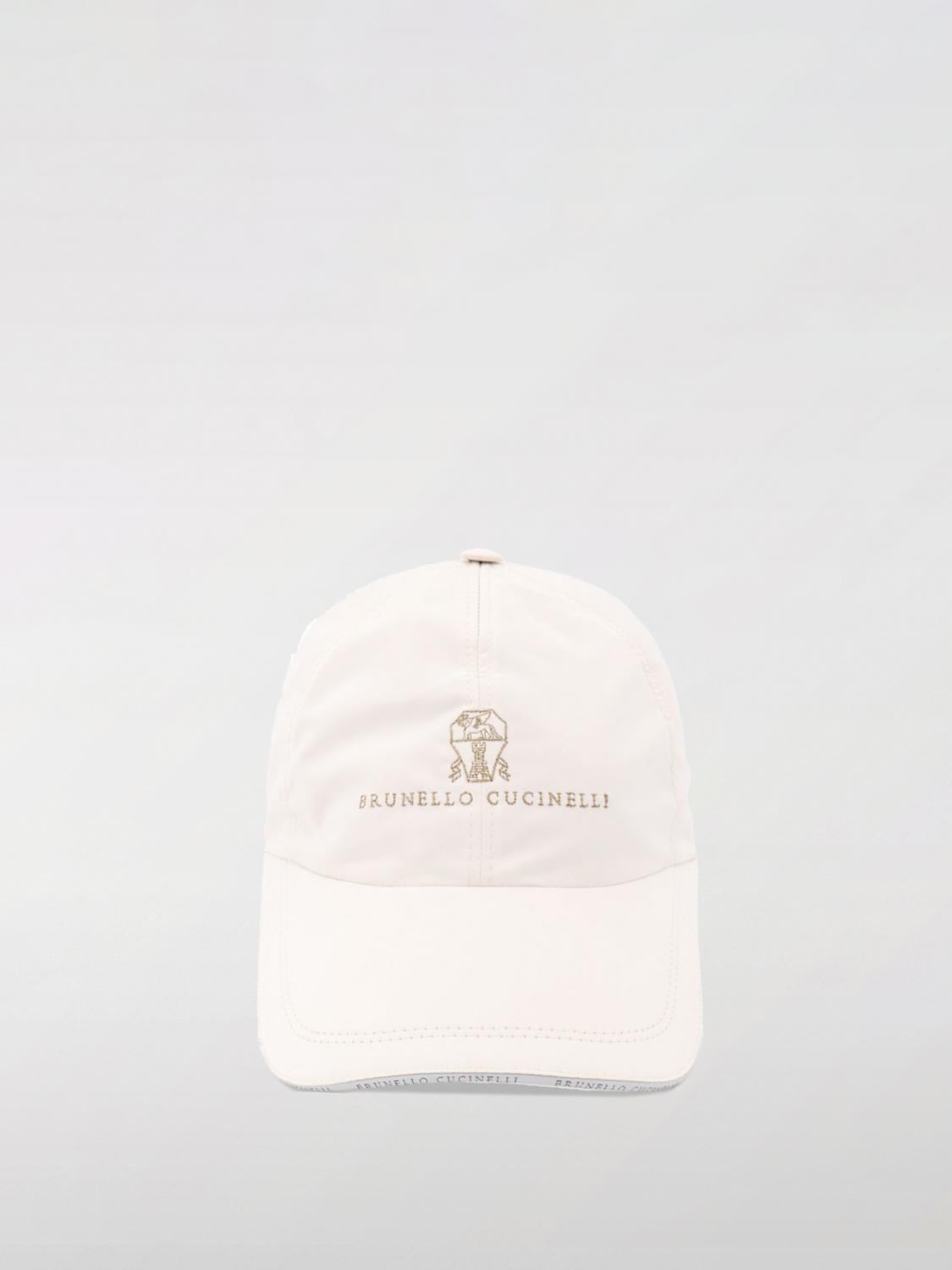 BRUNELLO CUCINELLI HAT: Hat men Brunello Cucinelli, White - Img 2