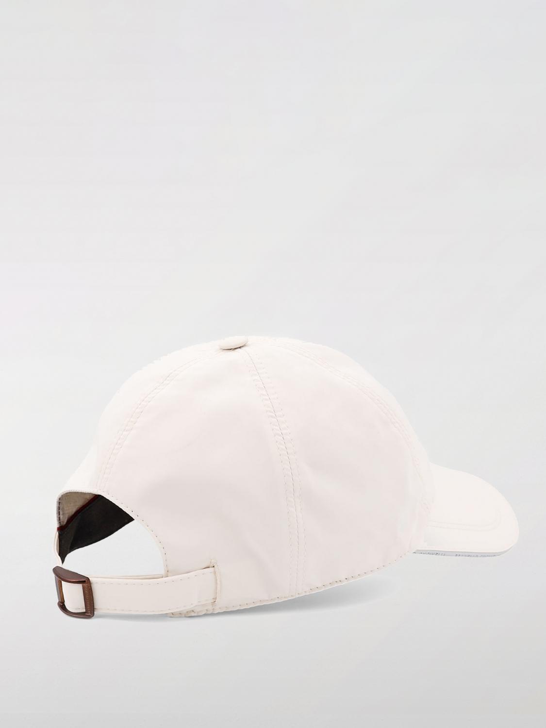 BRUNELLO CUCINELLI HAT: Hat men Brunello Cucinelli, White - Img 3