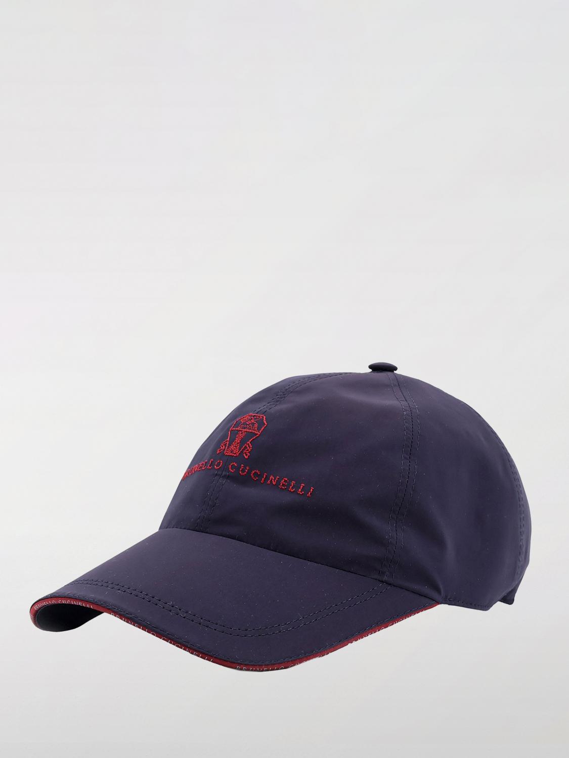 BRUNELLO CUCINELLI 帽子: 帽子 男士 Brunello Cucinelli, 蓝色 - Img 1