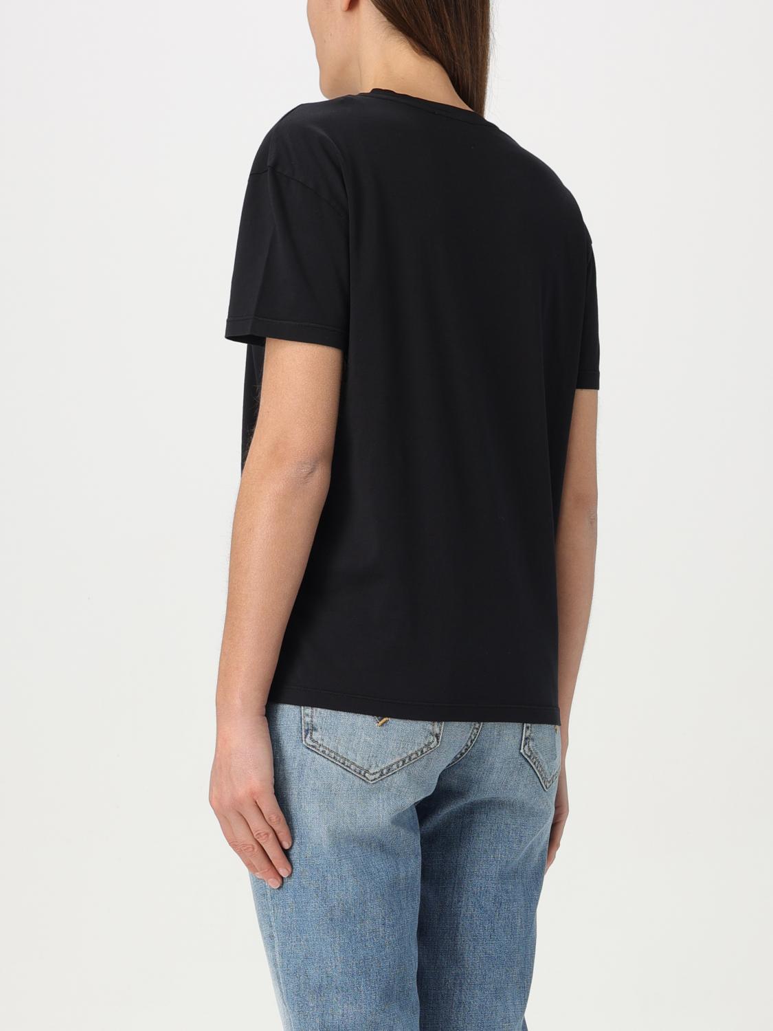 DONDUP T-SHIRTS: T-shirt in cotone con mini logo Dondup, Nero - Img 2