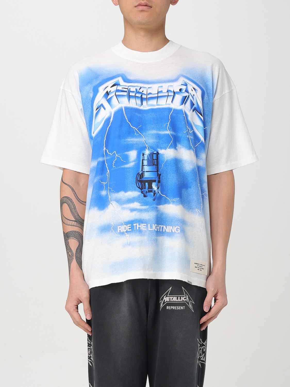 REPRESENT T-SHIRT: T-shirt men Represent, White - Img 1