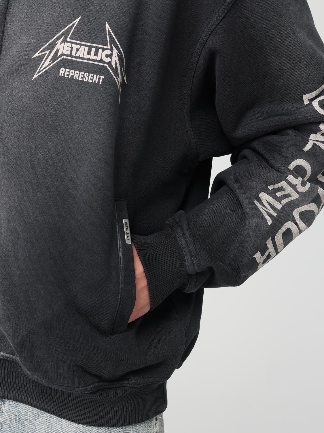 REPRESENT SWEATSHIRT: Sweatshirt men Represent, Black 1 - Img 4