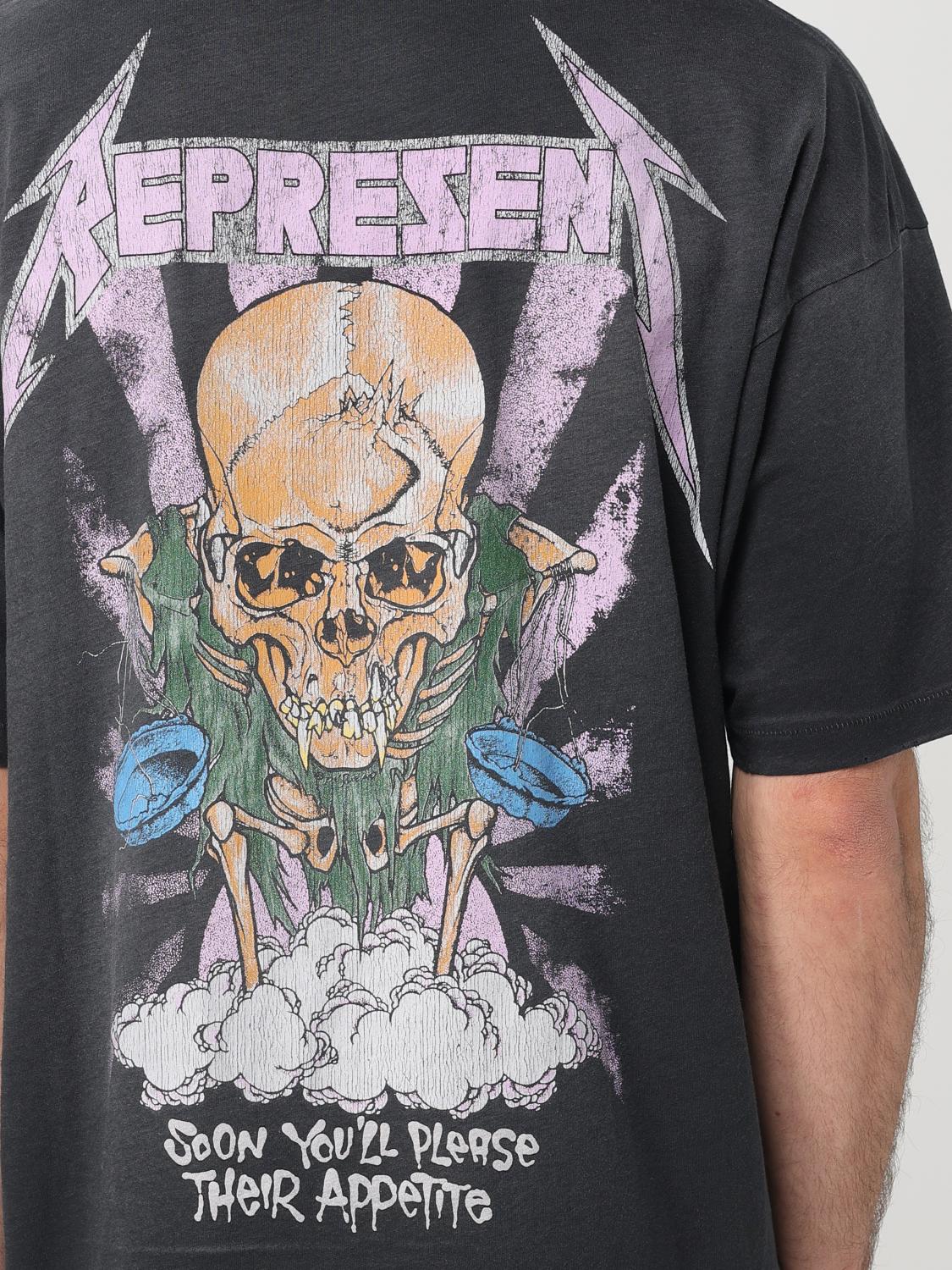 REPRESENT CAMISETA: Camiseta hombre Represent, Negro 1 - Img 3