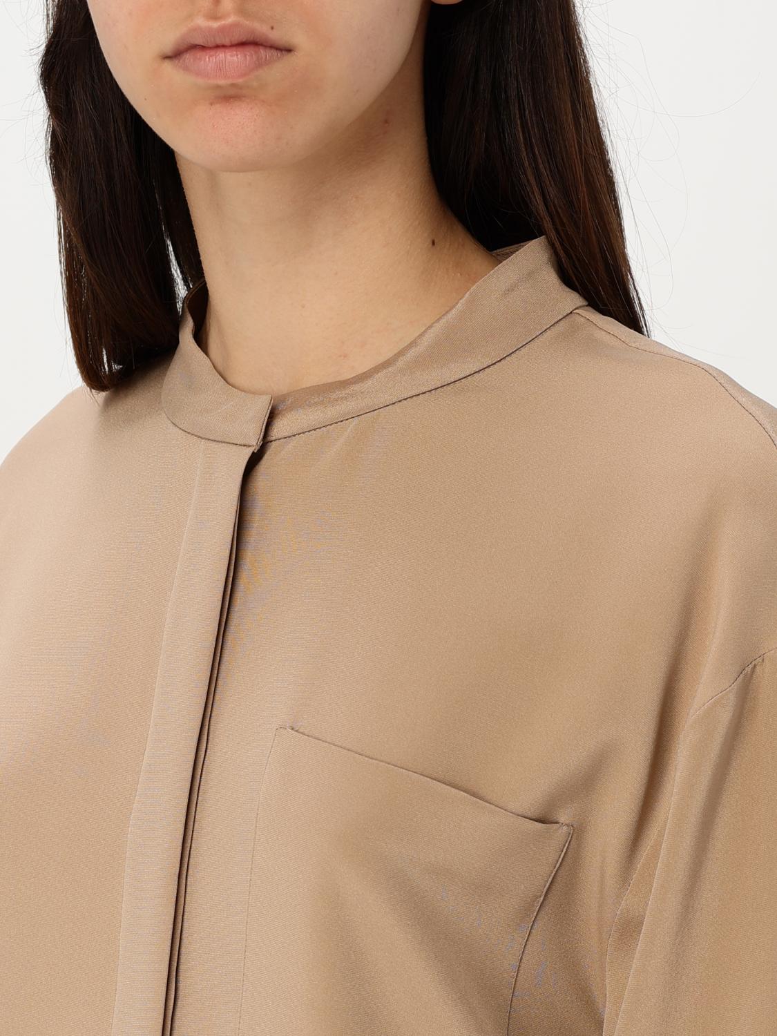 'S MAX MARA CAMISA: Camisa mujer 's Max Mara, Marrón - Img 4