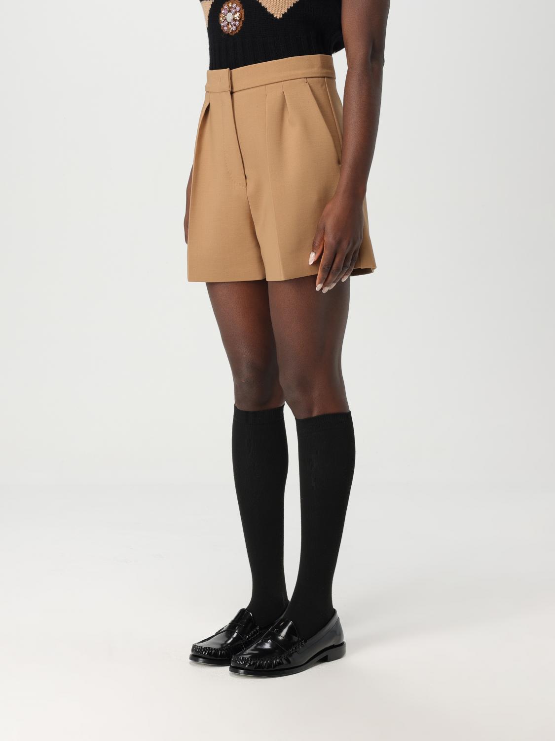 MAX MARA SHORTS: Shorts damen Max Mara, Camel - Img 4