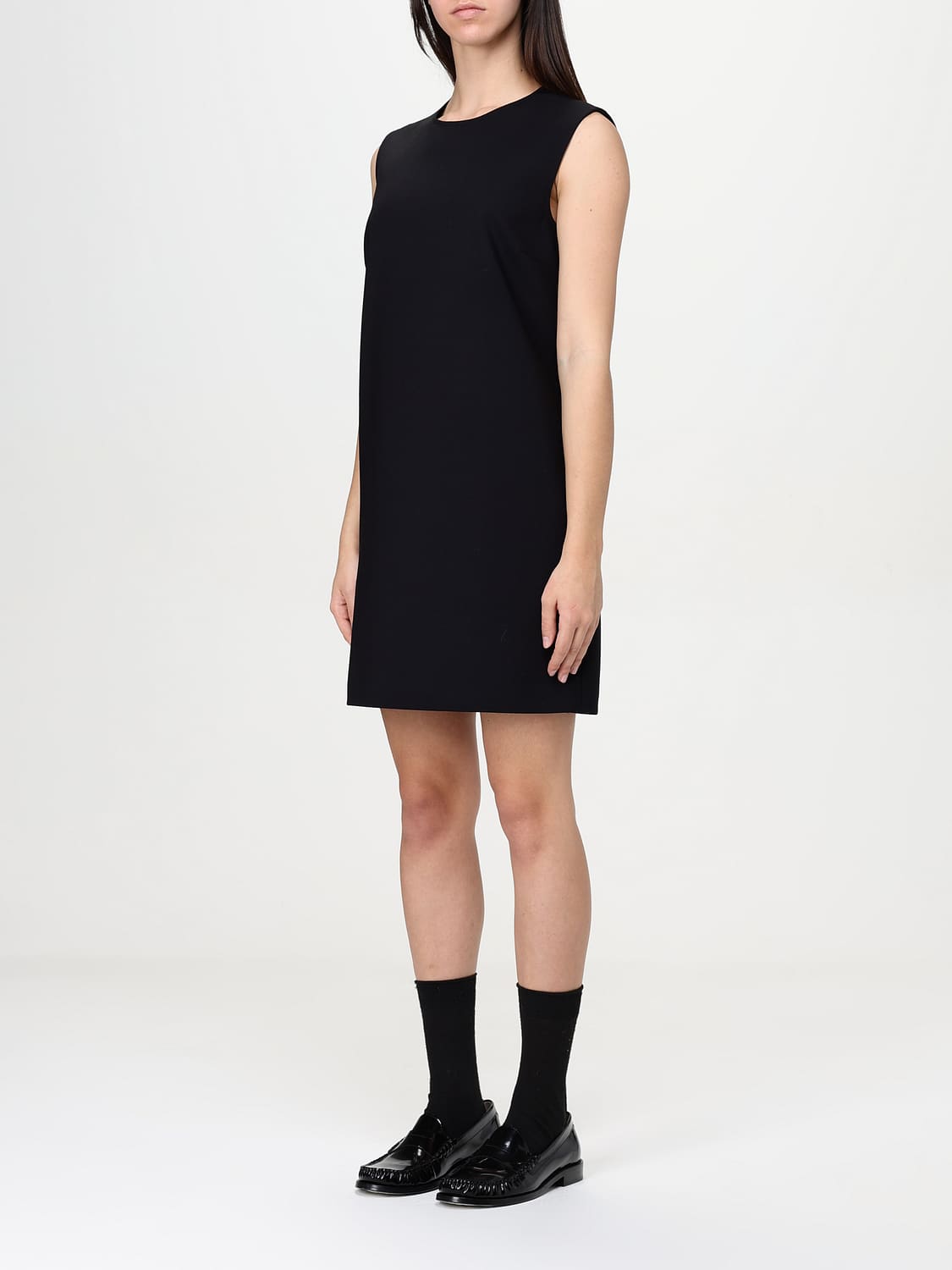 MAX MARA ABITO: Abito mini Max Mara in lana vergine , Nero - Img 3
