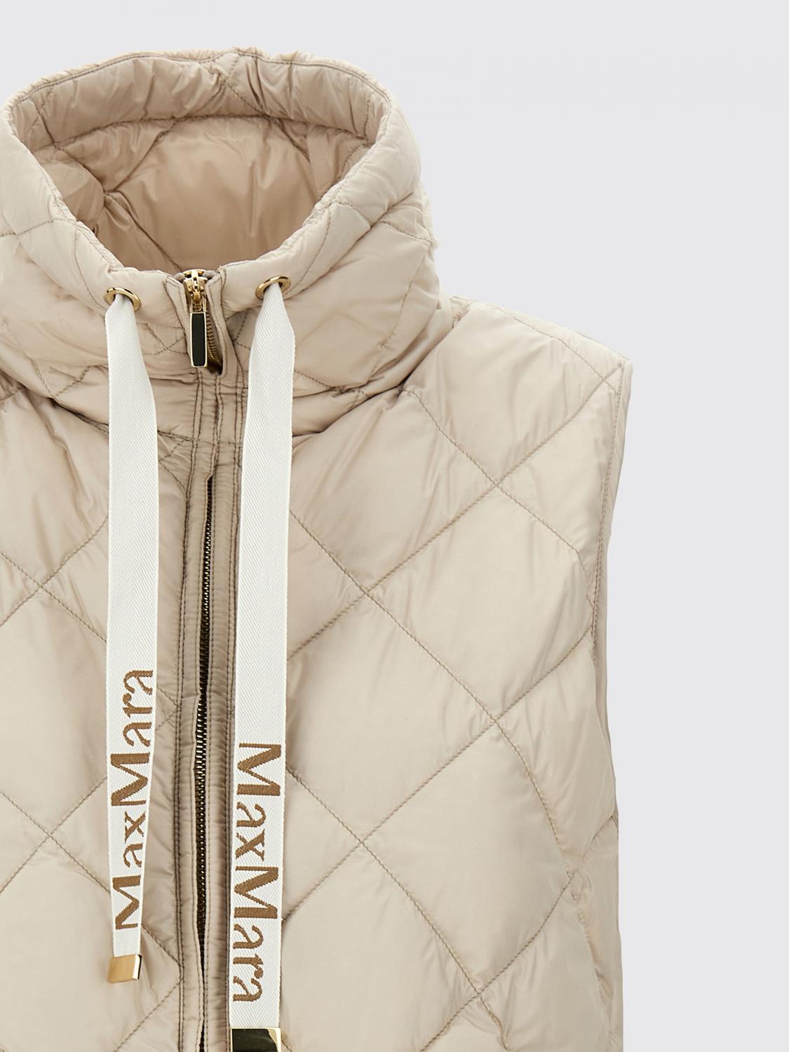 MAX MARA THE CUBE WAISTCOAT: Max Mara The Cube Tregic padded and quilted vest, Beige - Img 3