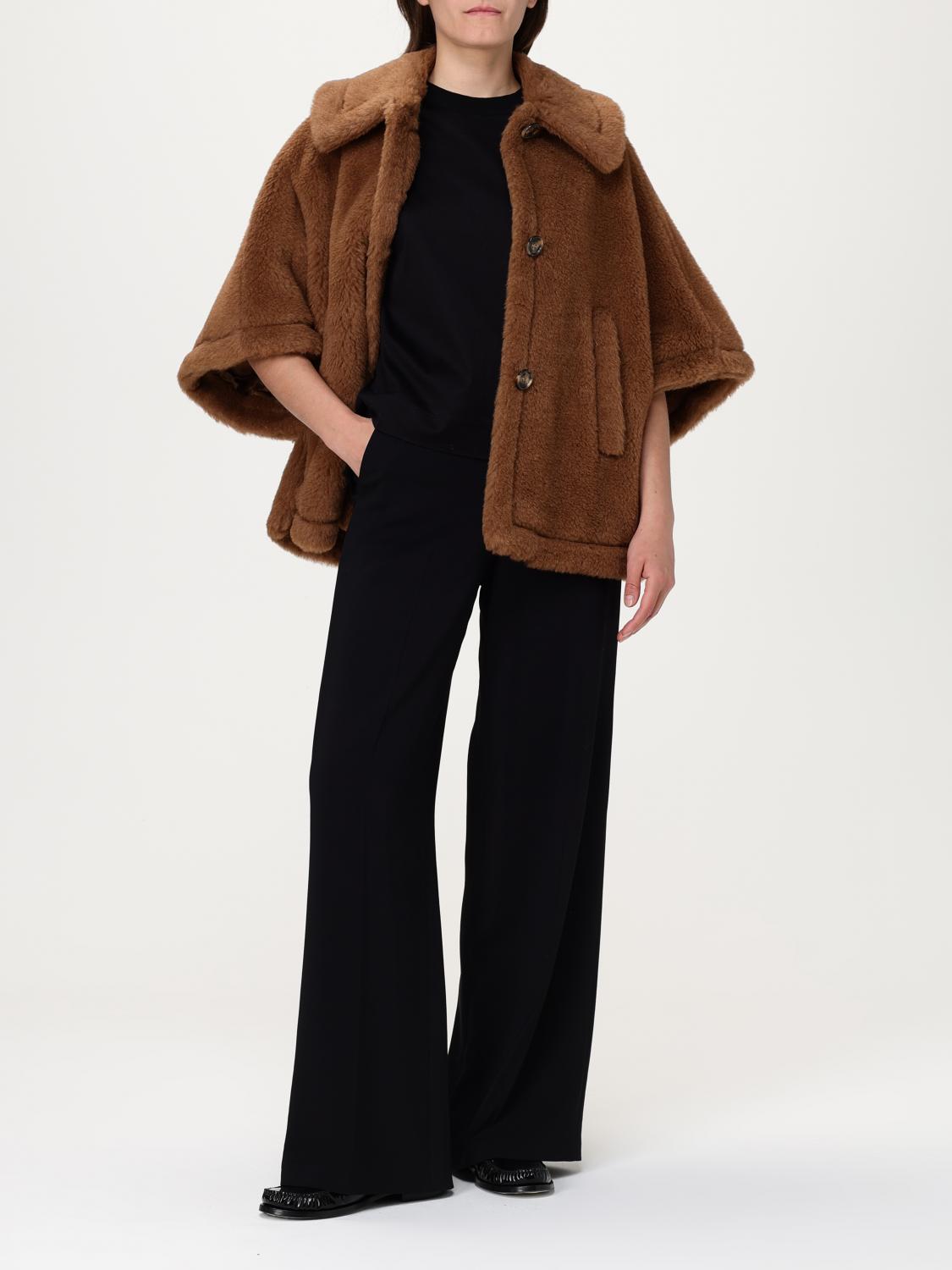 MAX MARA ABRIGO DE PIEL: Chaqueta mujer Max Mara, Camello - Img 2