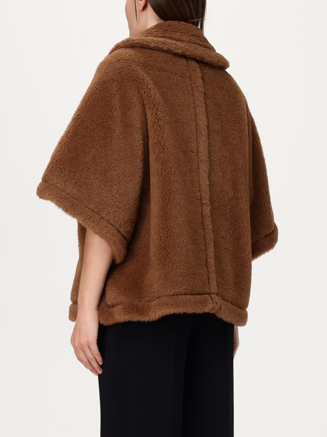 MAX MARA ABRIGO DE PIEL: Chaqueta mujer Max Mara, Camello - Img 3