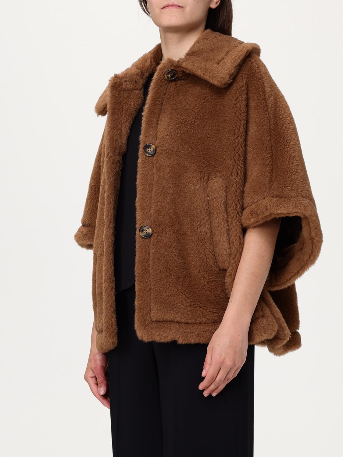 MAX MARA ABRIGO DE PIEL: Chaqueta mujer Max Mara, Camello - Img 4