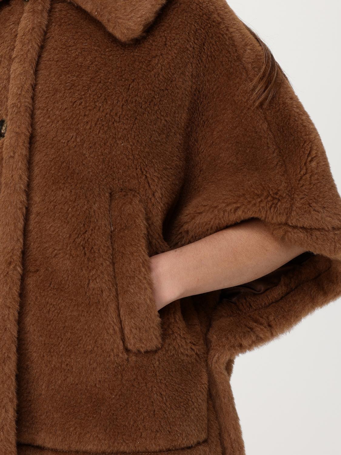 MAX MARA ABRIGO DE PIEL: Chaqueta mujer Max Mara, Camello - Img 5