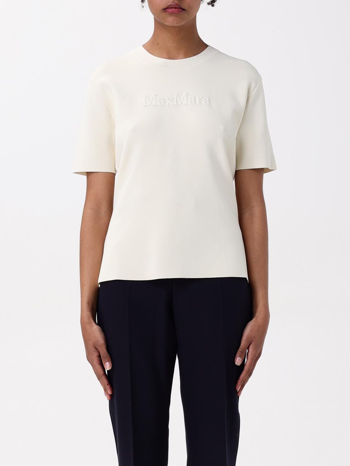 MAX MARA CAMISETA: Top mujer Max Mara, Blanco - Img 1