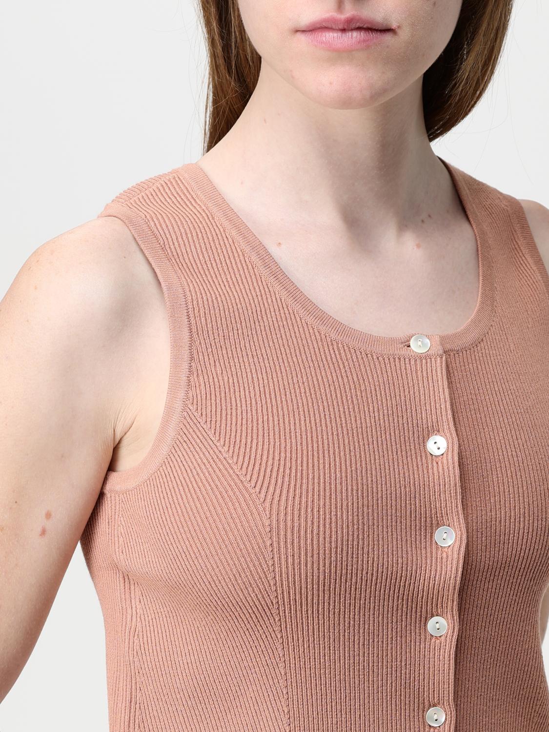 A.P.C. TOP: Pull femme A.P.C., Rose - Img 4