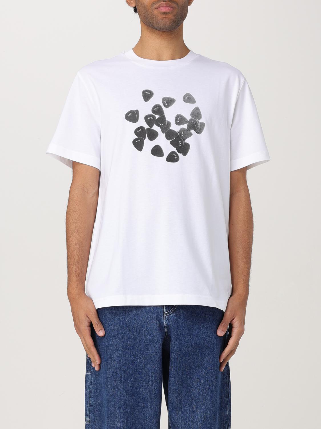 A.P.C. CAMISETA: Camiseta hombre A.P.C., Blanco - Img 1