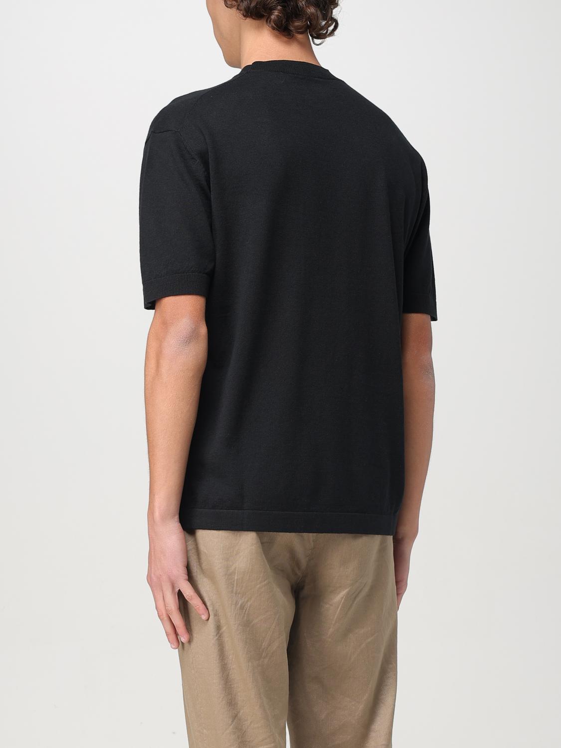 PAOLO PECORA T-SHIRT: Sweater men Paolo Pecora, Black - Img 2