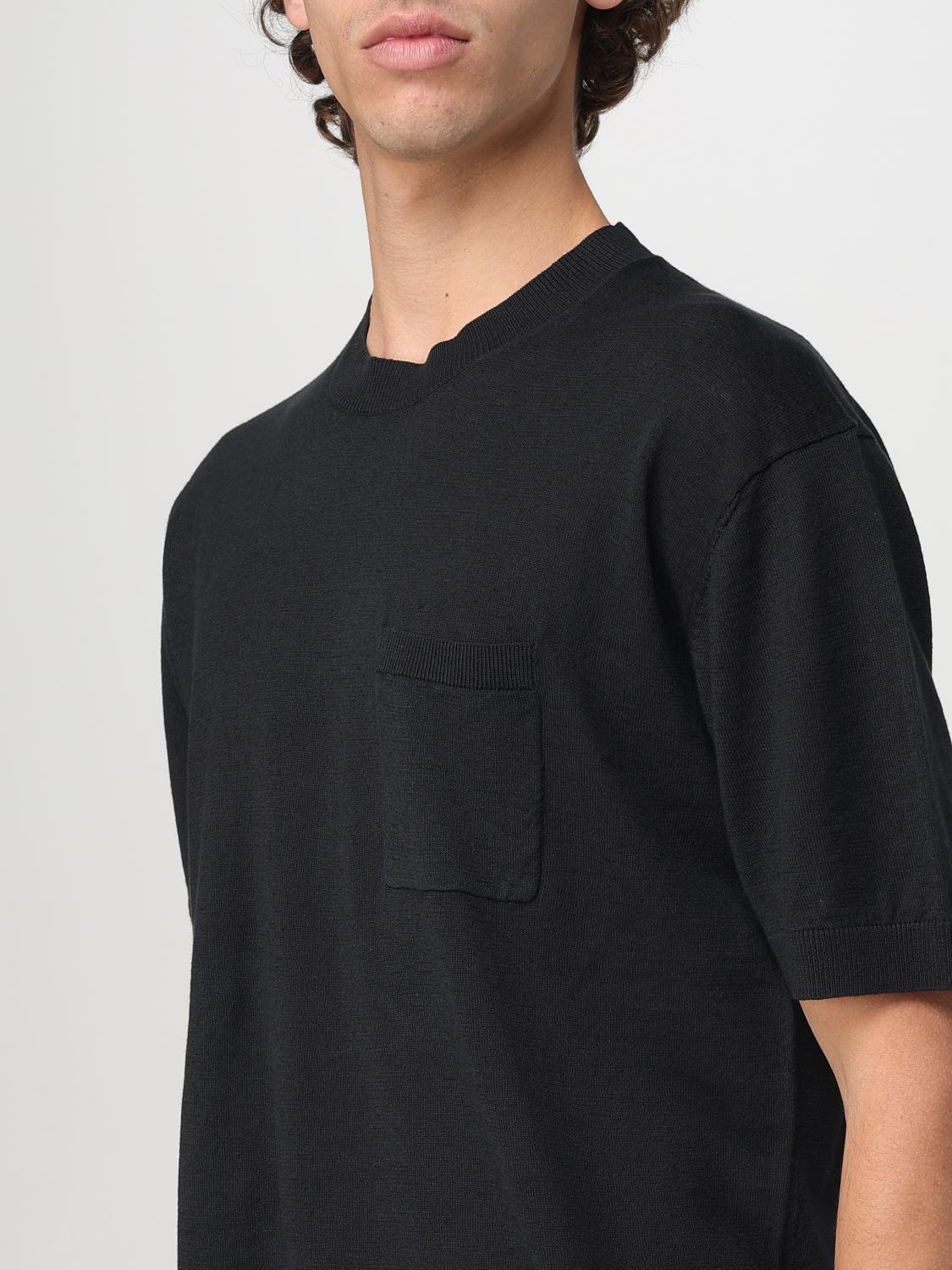 PAOLO PECORA T-SHIRT: Sweater men Paolo Pecora, Black - Img 3
