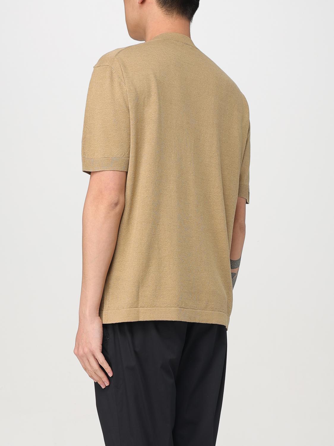 PAOLO PECORA T-SHIRT: Sweater men Paolo Pecora, Beige - Img 2