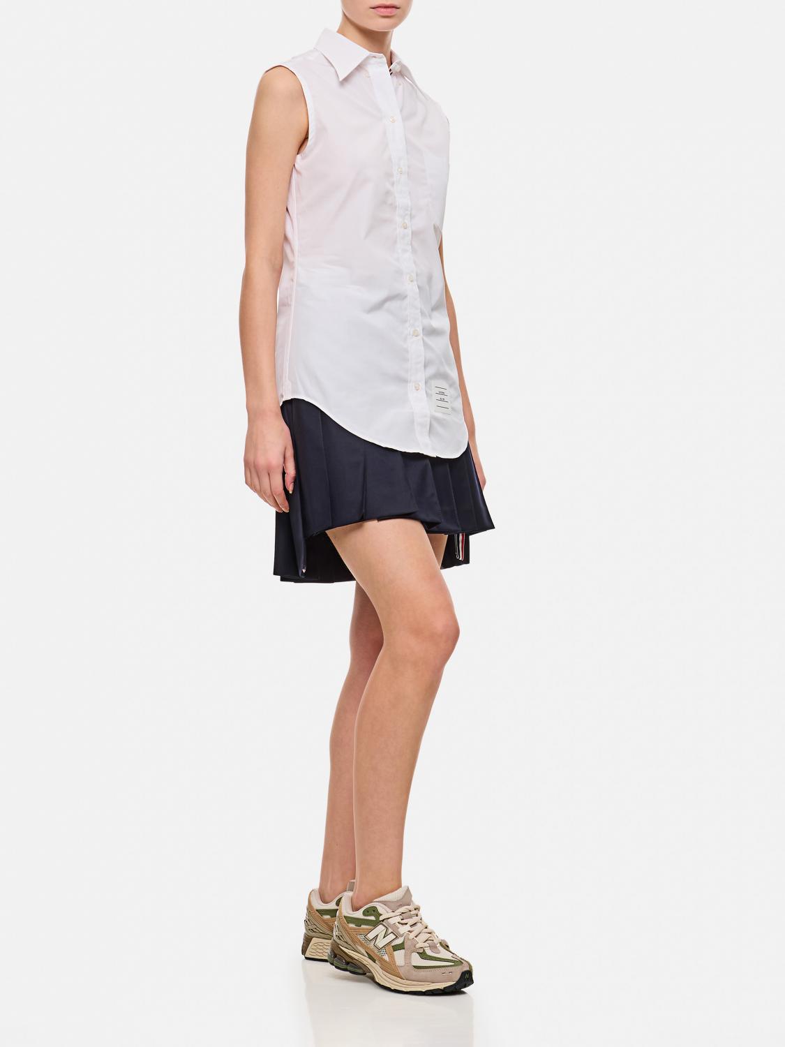 THOM BROWNE FALDA: Falda mujer Thom Browne, Azul Oscuro - Img 2