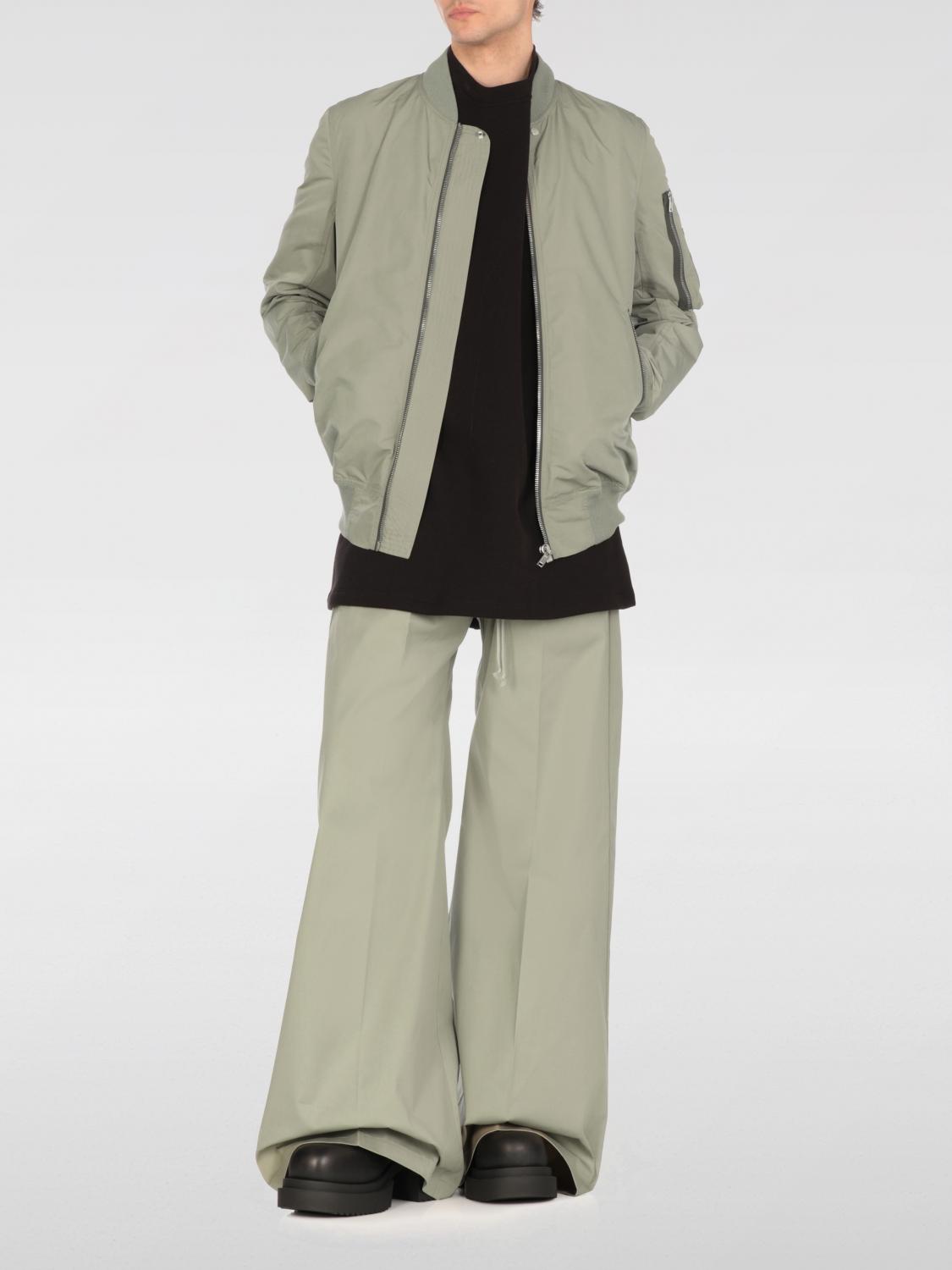 RICK OWENS 팬츠: 팬츠 남성 Rick Owens, 그린 - Img 2