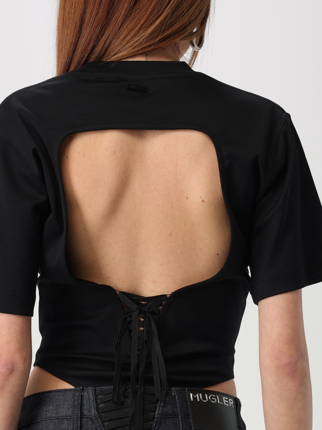 MUGLER TOP: Body mujer Mugler, Negro - Img 5