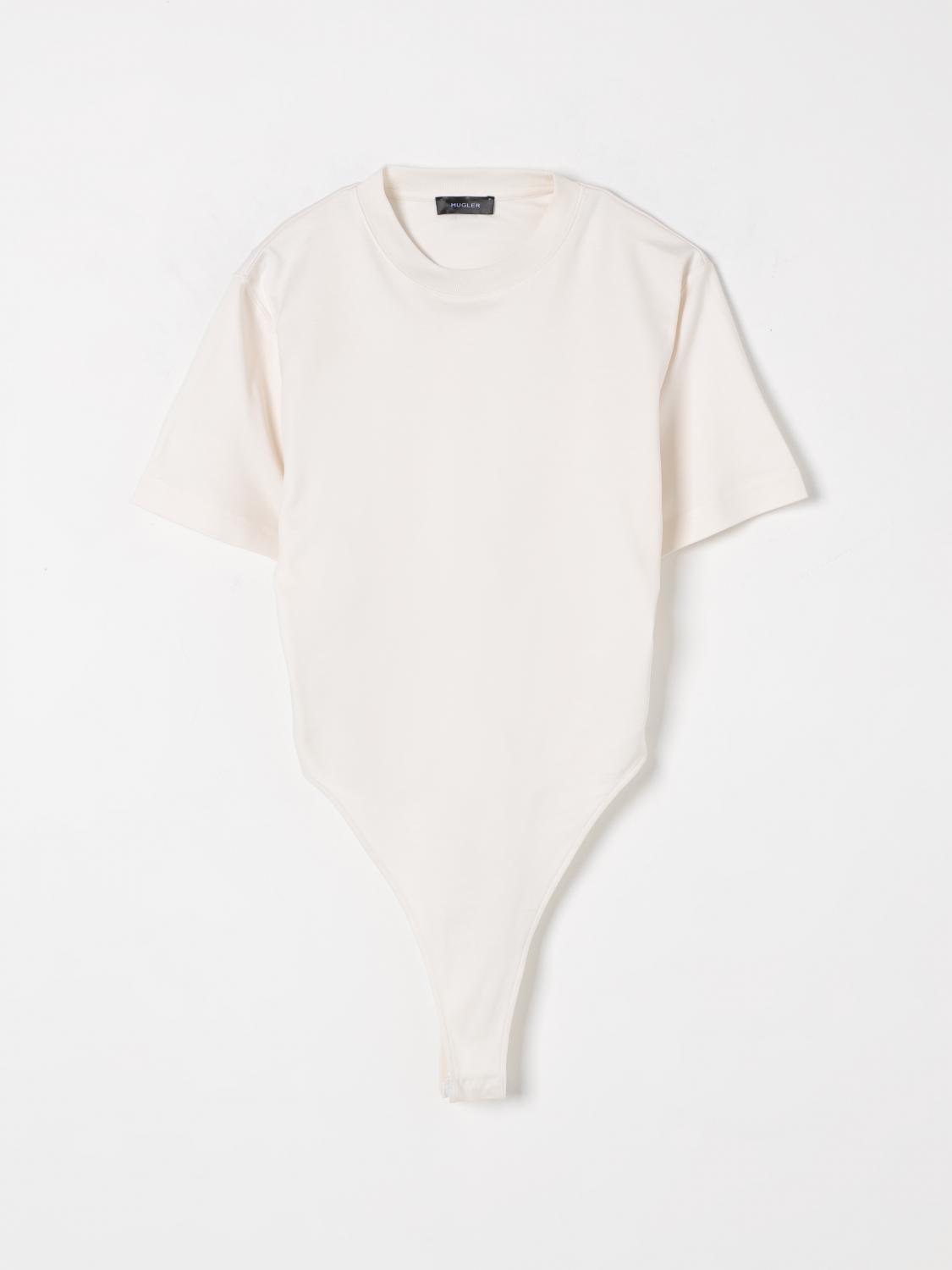 MUGLER TOP: Body a t-shirt Mugler con schiena scoperta, Fantasia - Img 2