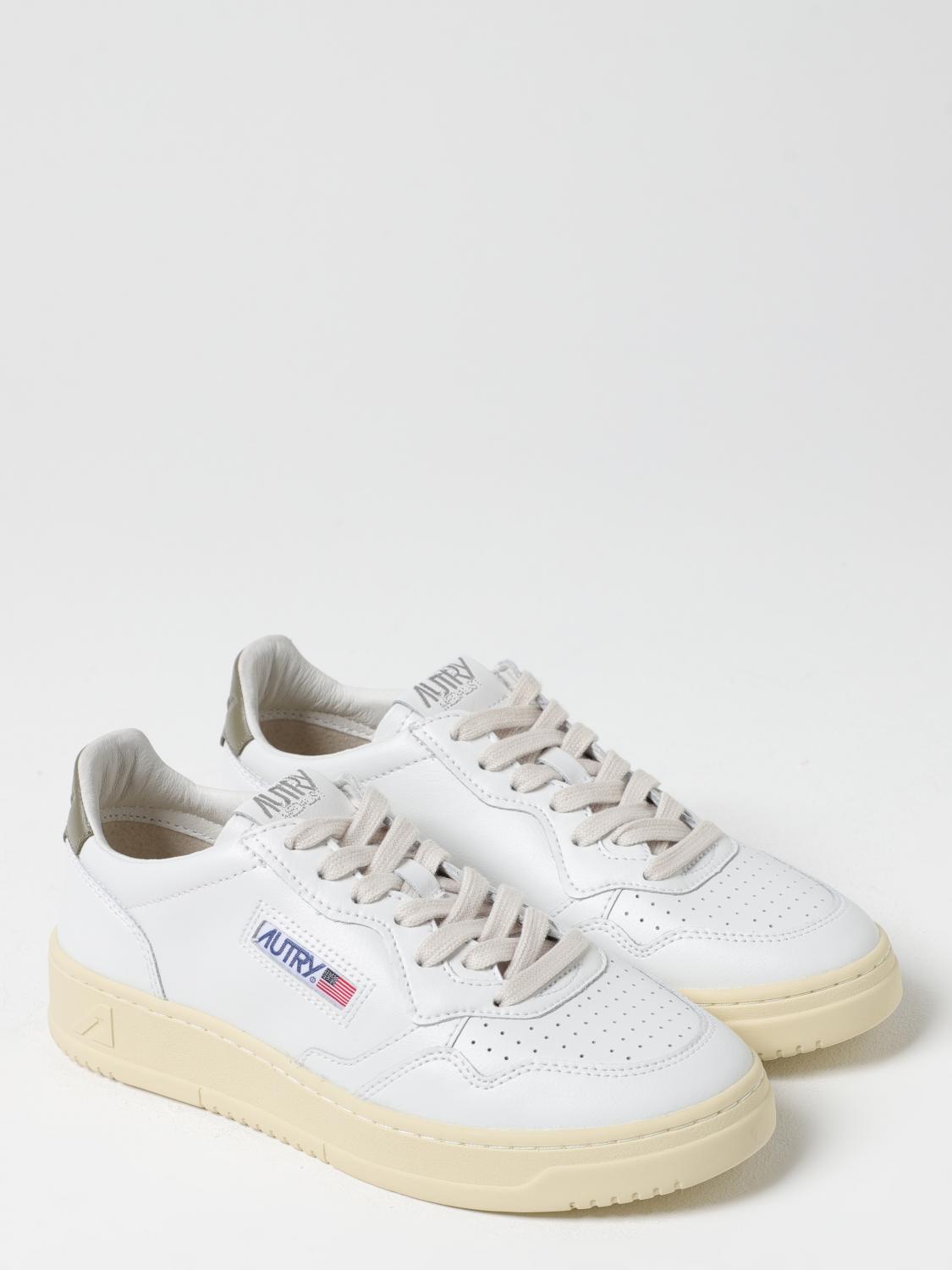 AUTRY SNEAKERS: Sneakers Medalist Autry in pelle, Bianco - Img 2