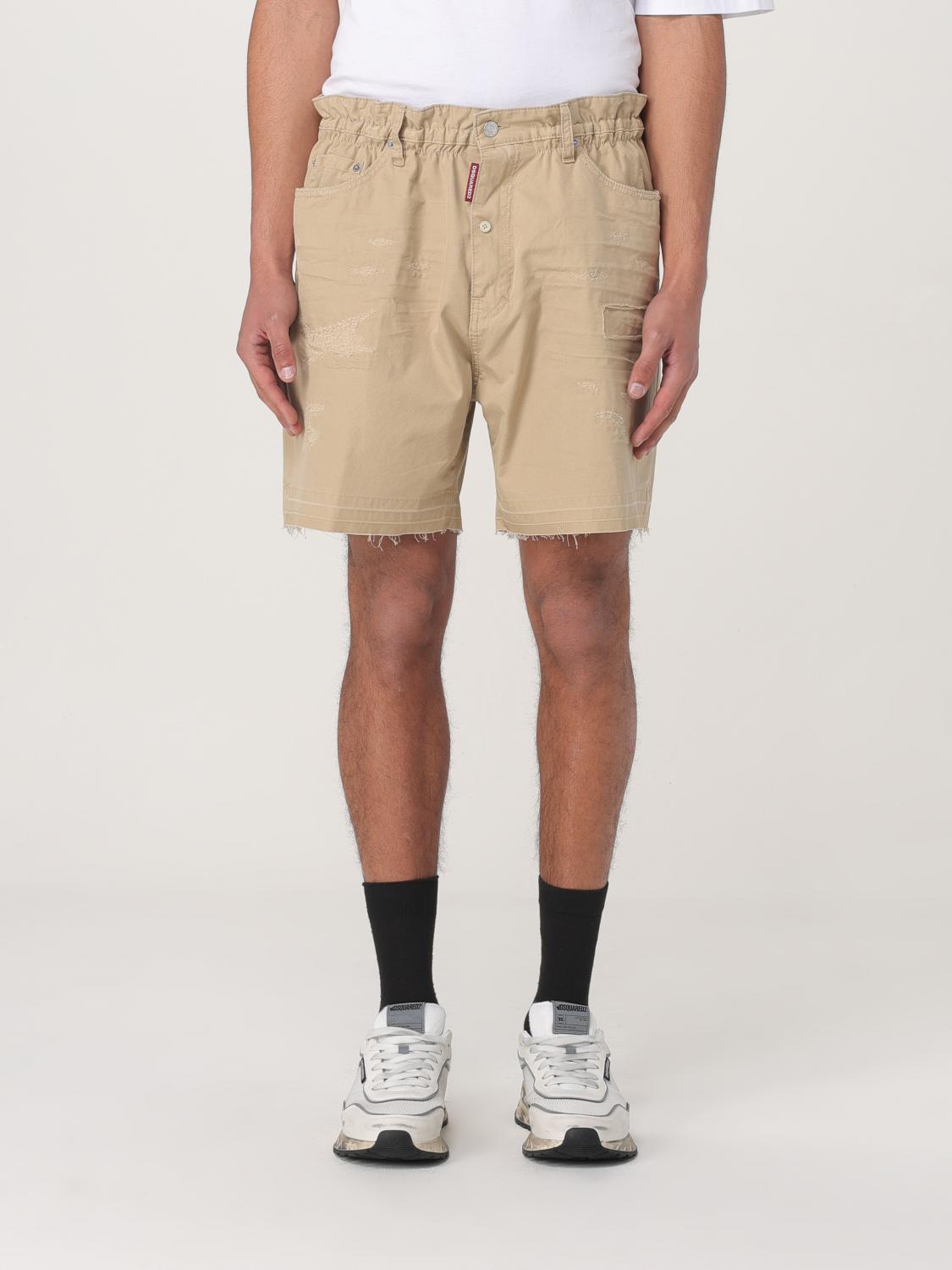 DSQUARED2 쇼츠: 쇼츠 남성 Dsquared2, 베이지 - Img 1