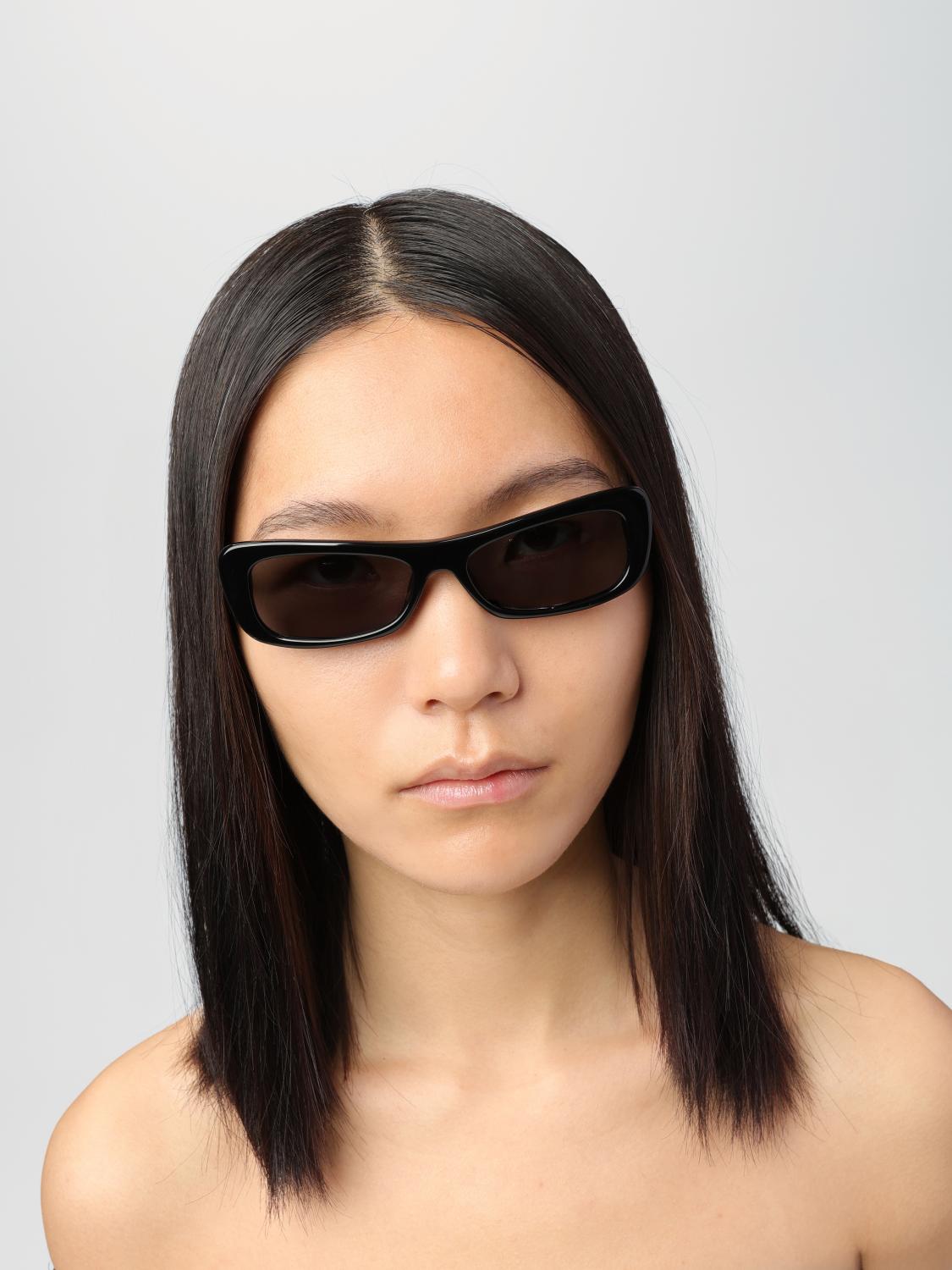 JACQUEMUS OCCHIALI DA SOLE: Occhiali da sole Capri Jacquemus in acetato, Nero - Img 2