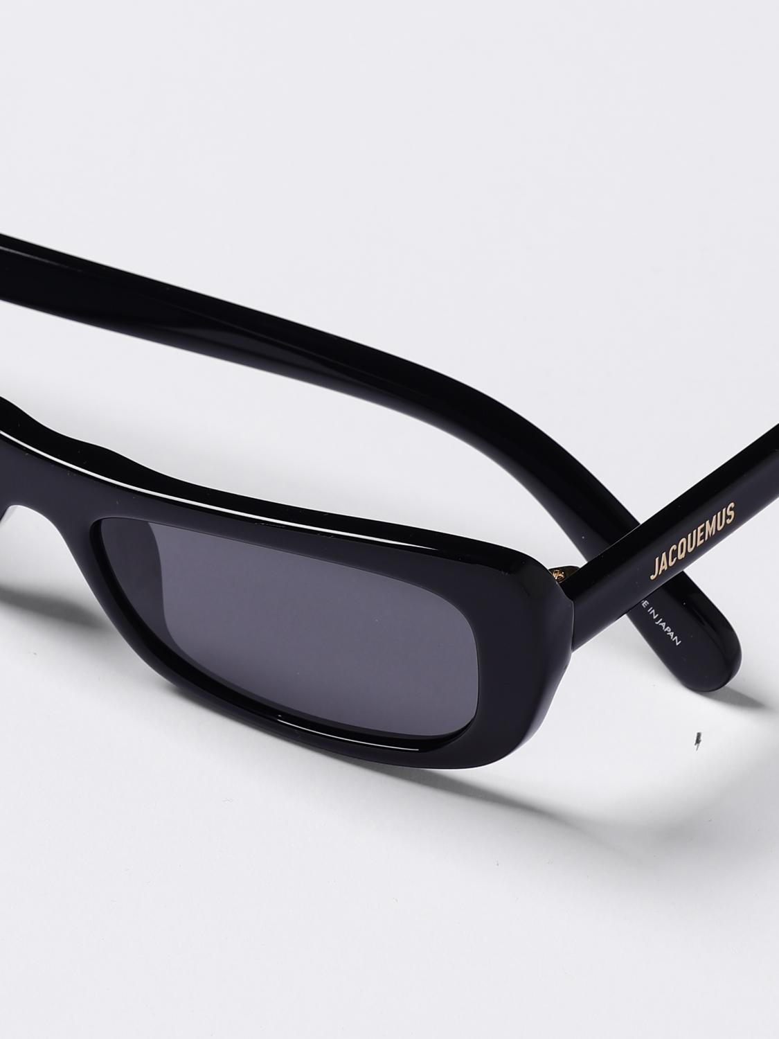 JACQUEMUS OCCHIALI DA SOLE: Occhiali da sole Capri Jacquemus in acetato, Nero - Img 5