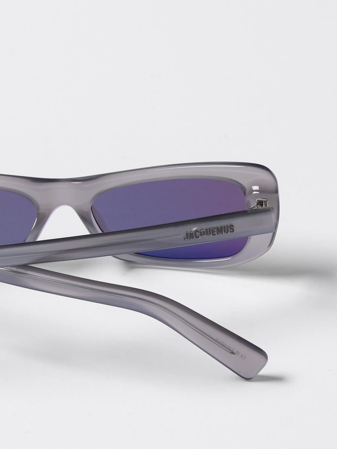 JACQUEMUS SUNGLASSES: Sunglasses woman Jacquemus, Grey - Img 5