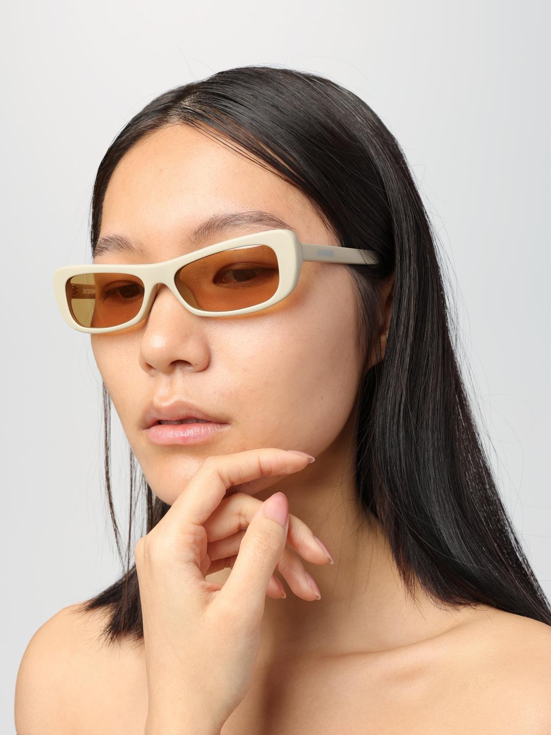 JACQUEMUS GAFAS DE SOL: Gafas de sol mujer Jacquemus, Beige - Img 2