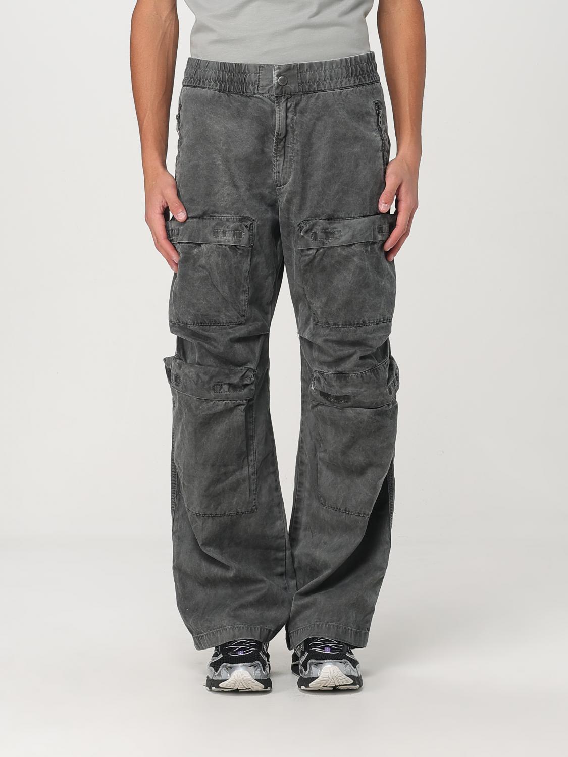 DIESEL JEANS: Pants men Diesel, Charcoal - Img 1