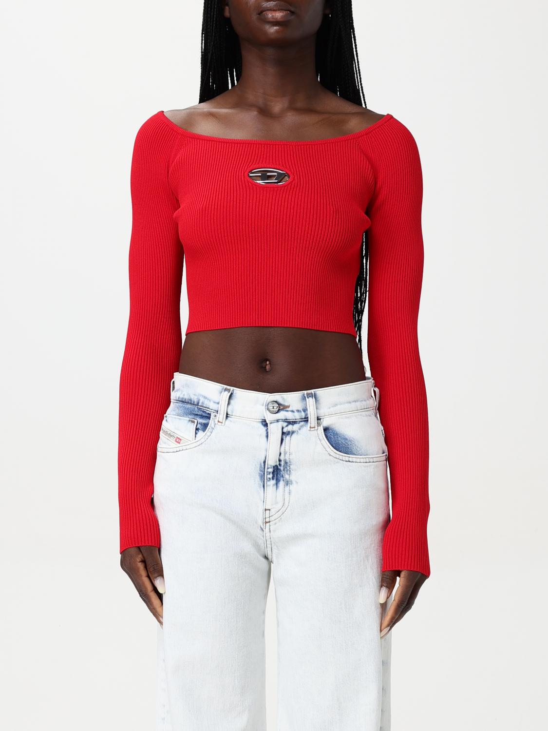 Diesel T-shirt woman - Red | A141890DLAX | GIGLIO.COM