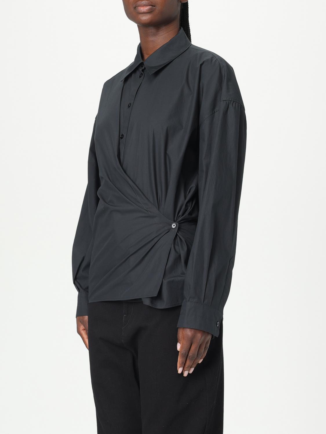 LEMAIRE CAMISA: Camisa mujer Lemaire, Negro - Img 4