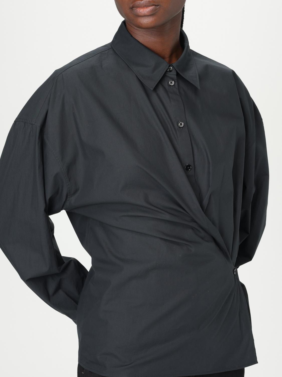 LEMAIRE CAMISA: Camisa mujer Lemaire, Negro - Img 5
