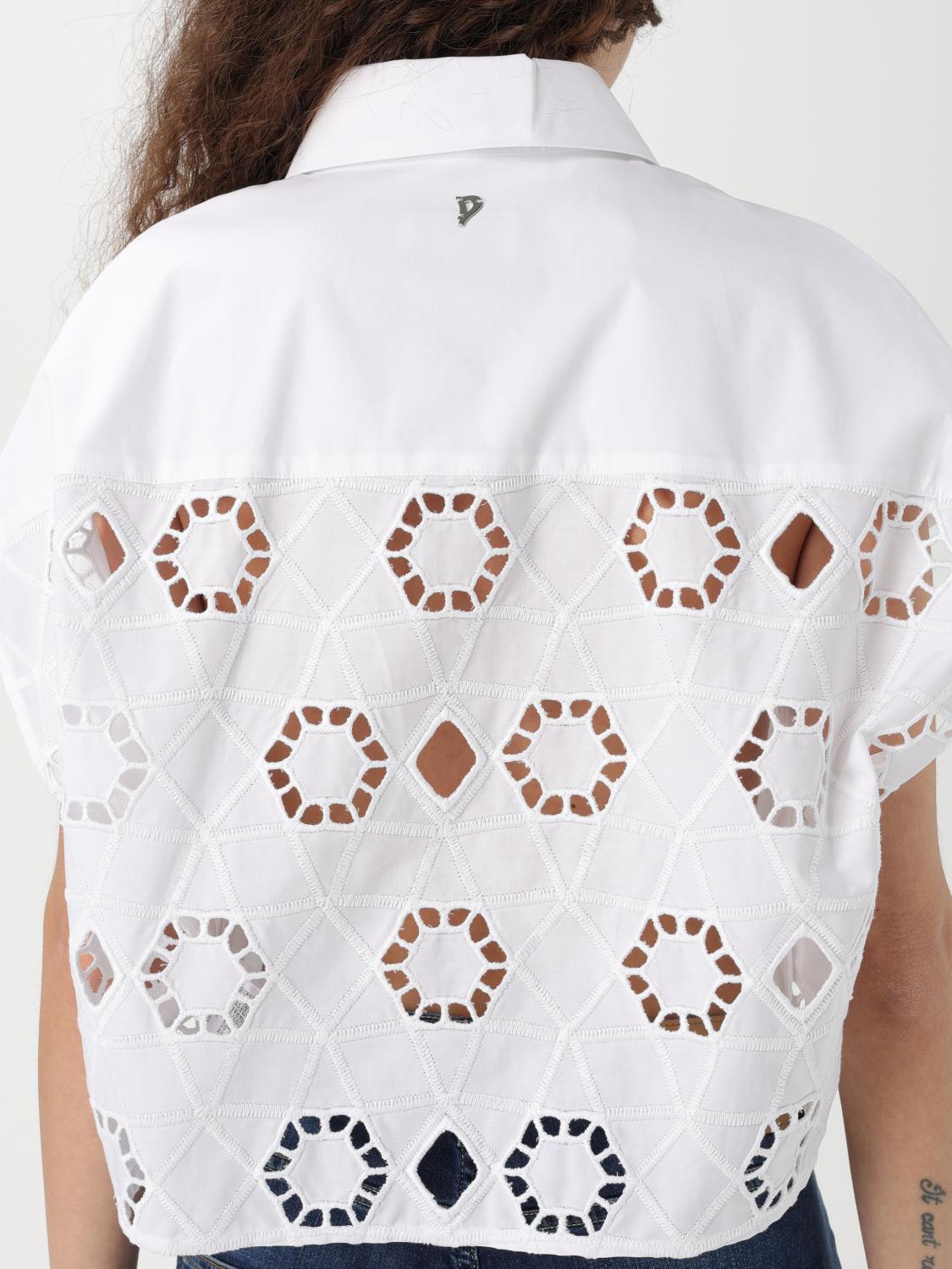 DONDUP CAMISA: Camisa mujer Dondup, Blanco - Img 3