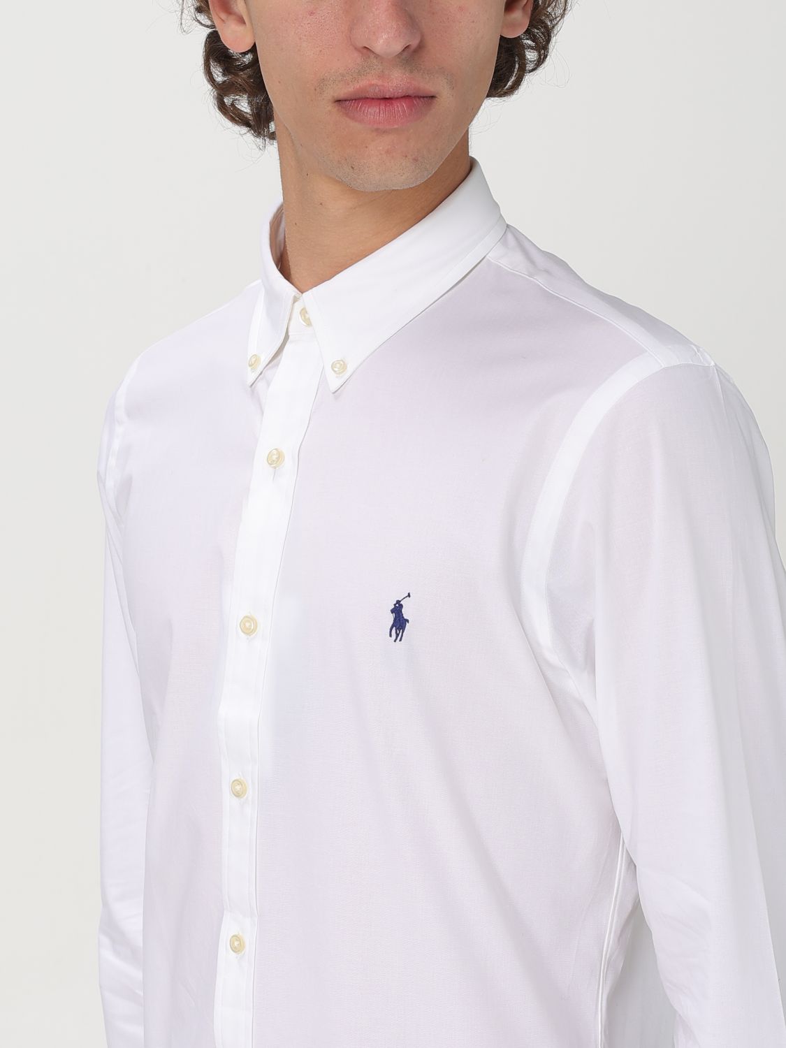 POLO RALPH LAUREN CAMISA: Camisa hombre Polo Ralph Lauren, Blanco - Img 3